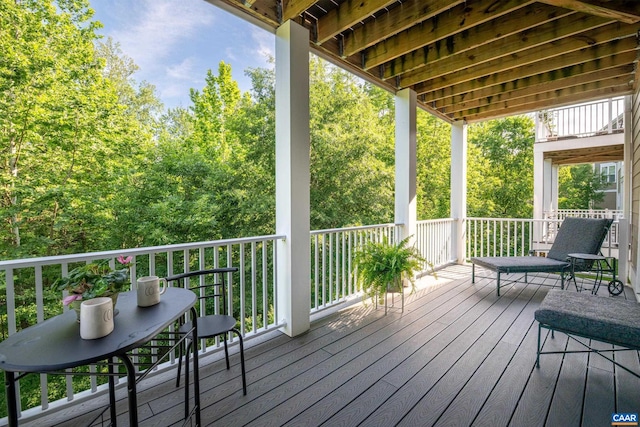 312 Avondale Ln, Crozet, VA 22932 - view of wooden terrace