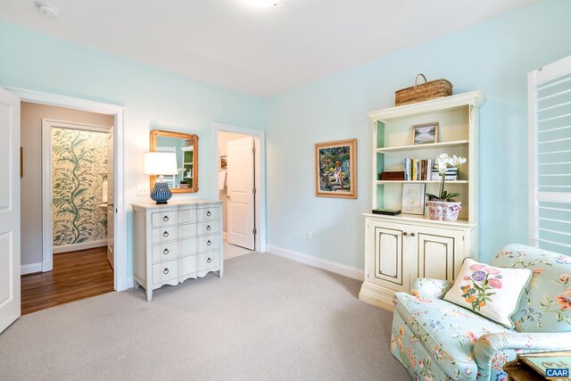 312 Avondale Ln, Crozet, VA 22932 - living area featuring light colored carpet and baseboards
