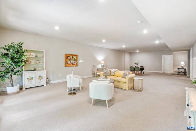 312 Avondale Ln, Crozet, VA 22932 - living area with light carpet and recessed lighting