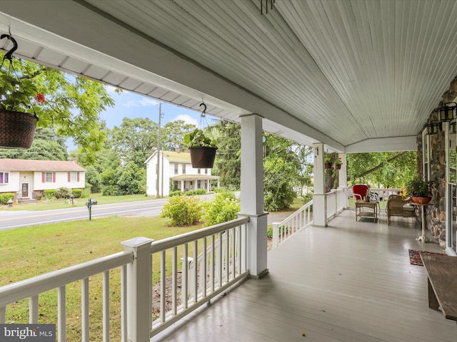 15004 Leetown Rd, Kearneysville, WV 25430 - porch featuring a lawn