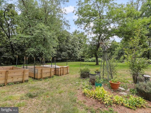 15004 Leetown Rd, Kearneysville, WV 25430 - view of grassy yard with a garden and view of scattered trees