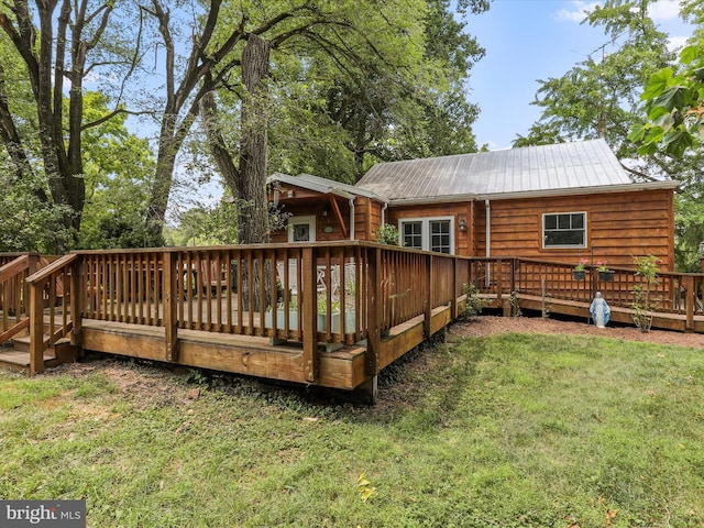 15004 Leetown Rd, Kearneysville, WV 25430 - wooden terrace featuring a lawn
