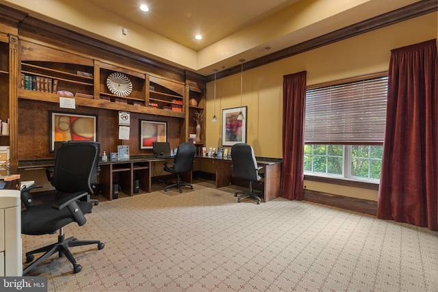 12921 Centre Park Cir Unit 102, Herndon, VA 20171 - carpeted office space with recessed lighting