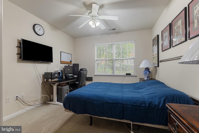 12921 Centre Park Cir Unit 102, Herndon, VA 20171 - carpeted bedroom with a ceiling fan