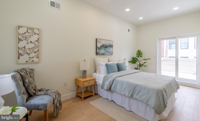 622 Mcclellan St, Philadelphia, PA 19148 - bedroom featuring recessed lighting and light wood finished floors