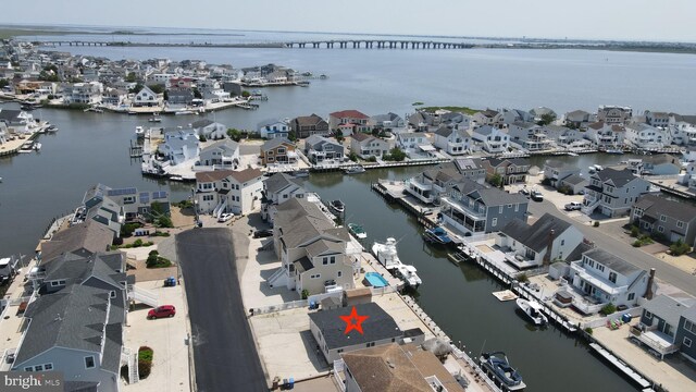 51 Ralph Ln, Manahawkin, NJ 08050 - aerial view of residential area featuring a large body of water
