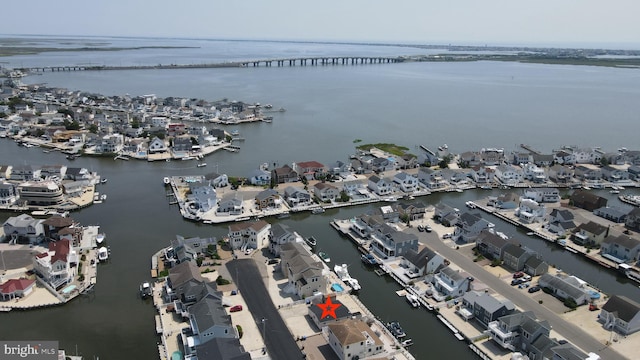 51 Ralph Ln, Manahawkin, NJ 08050 - aerial overview of property's location with a nearby body of water and nearby suburban area