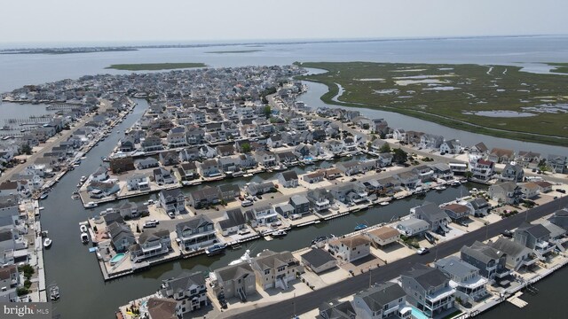 51 Ralph Ln, Manahawkin, NJ 08050 - aerial overview of property's location with a large body of water and nearby suburban area