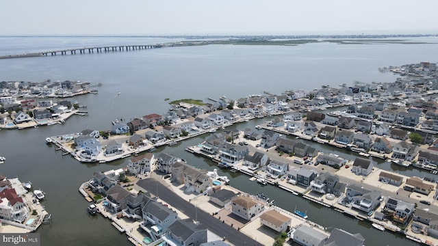 51 Ralph Ln, Manahawkin, NJ 08050 - aerial view of property and surrounding area featuring a nearby body of water and nearby suburban area