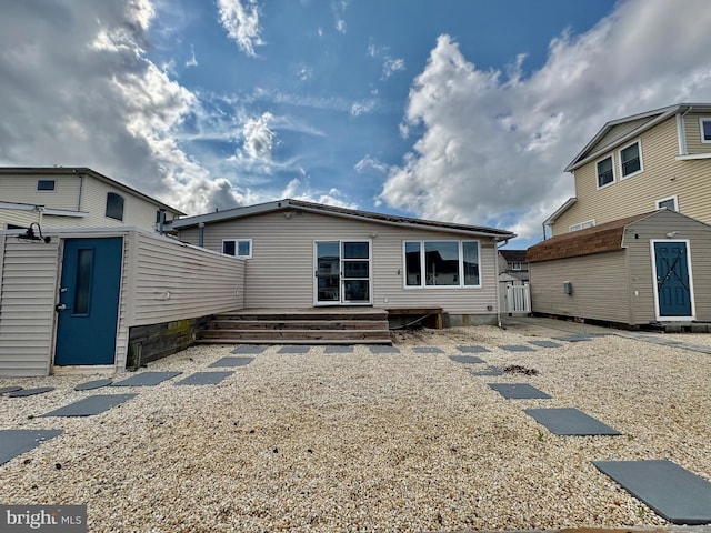 51 Ralph Ln, Manahawkin, NJ 08050 - back of house with a shed