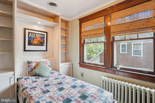 4009 Oglethorpe St, Hyattsville, MD 20782 - bedroom with radiator and ornamental molding