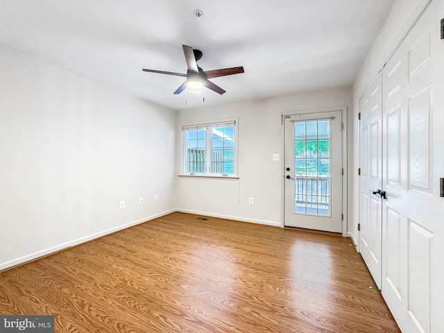 215 Westlake Blvd, Prince Frederick, MD 20678 - interior space featuring wood finished floors and ceiling fan