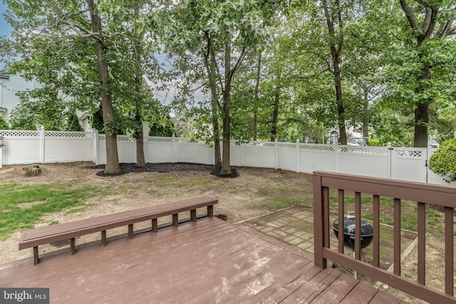 52 Jonquil Way, Sicklerville, NJ 08081 - wooden deck with a fenced backyard