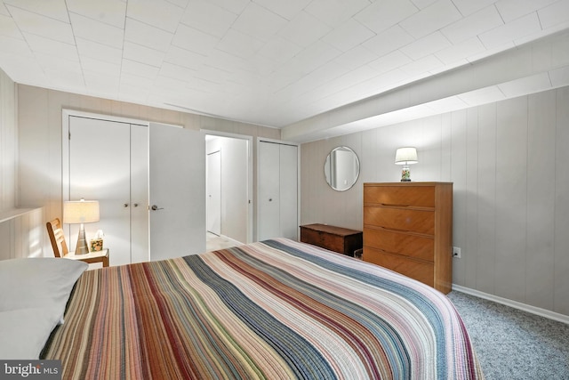 8823 Newport Ct, Springfield, VA 22153 - bedroom featuring carpet and two closets