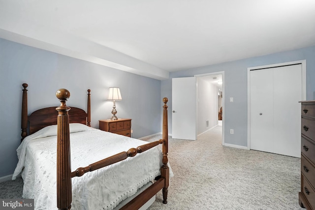 8823 Newport Ct, Springfield, VA 22153 - carpeted bedroom with baseboards and a closet