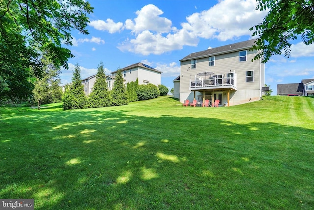 1765 Ivy Pump Ln, York, PA 17408 - rear view of property with a yard and a deck