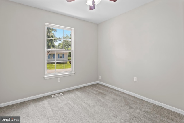 6104 9th St, Chesapeake Beach, MD 20732 - unfurnished room featuring ceiling fan and carpet floors