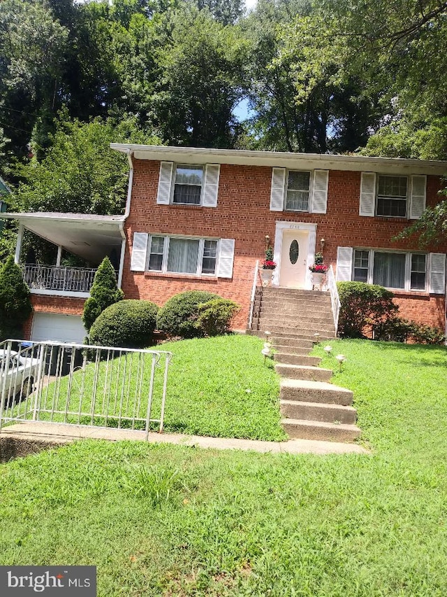 4240 Blagden Ave NW, Washington, DC 20011 - raised ranch with a front yard and brick siding