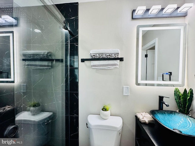 5933 Westridge Ct, Alexandria, VA 22310 - full bath with a stall shower and vanity