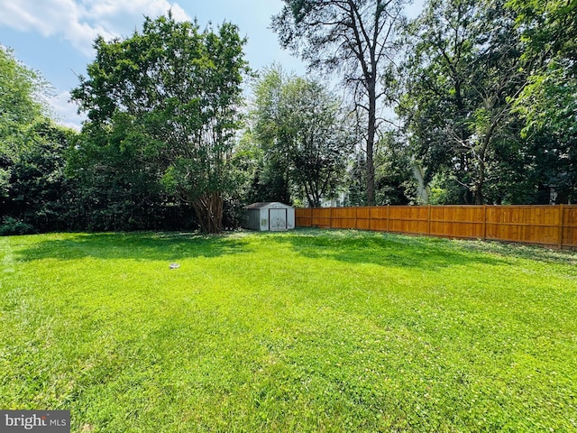 5933 Westridge Ct, Alexandria, VA 22310 - fenced backyard featuring a shed