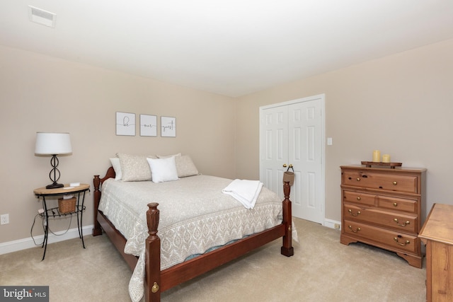 872 The Old Station Ct, Woodbine, MD 21797 - bedroom with light carpet and a closet