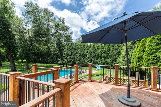 872 The Old Station Ct, Woodbine, MD 21797 - deck featuring a fenced backyard