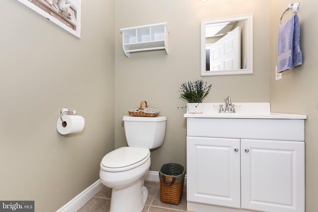 872 The Old Station Ct, Woodbine, MD 21797 - half bathroom featuring vanity and tile patterned flooring