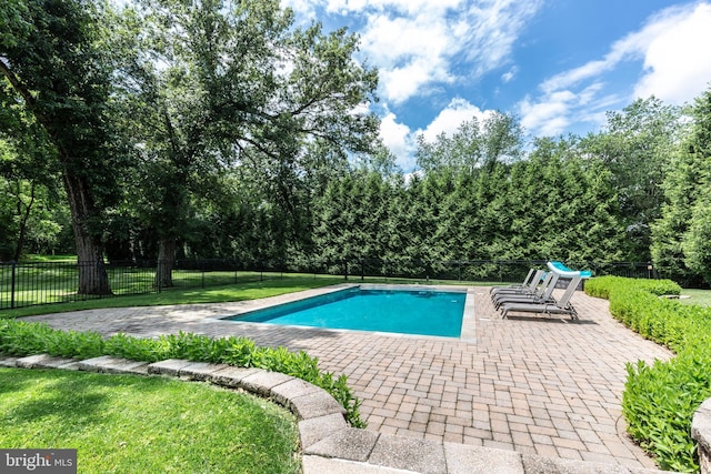 872 The Old Station Ct, Woodbine, MD 21797 - view of swimming pool with a patio area