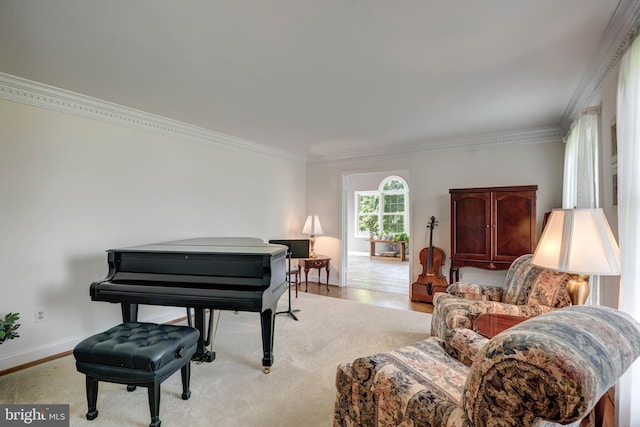 872 The Old Station Ct, Woodbine, MD 21797 - living area with ornamental molding and baseboards