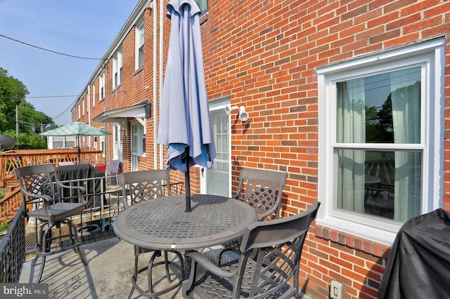 159 Garden Ridge Rd, Catonsville, MD 21228 - view of patio / terrace featuring outdoor dining space and a grill