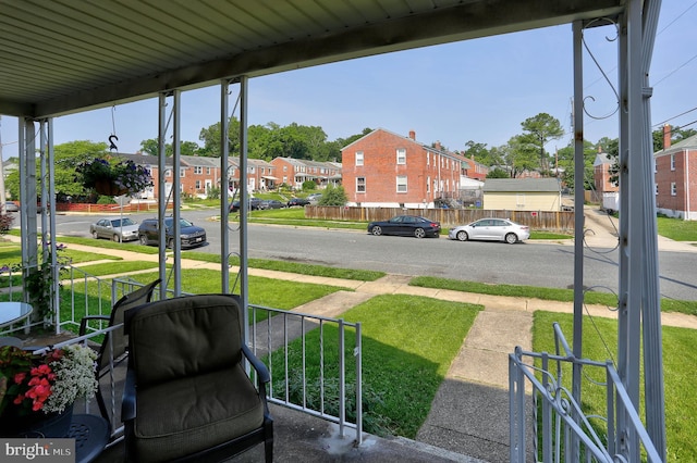159 Garden Ridge Rd, Catonsville, MD 21228 - view of patio featuring a residential view