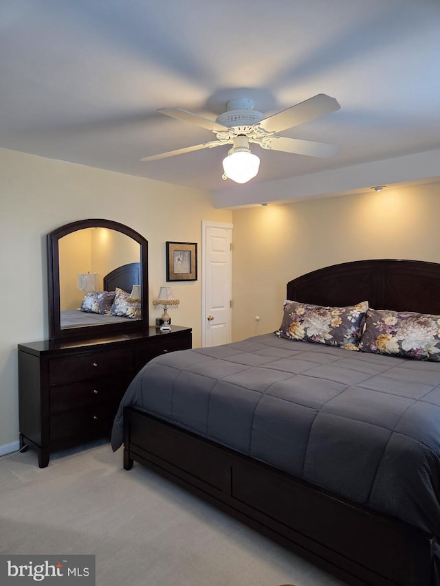 6132 Charles St, Philadelphia, PA 19135 - carpeted bedroom featuring a ceiling fan