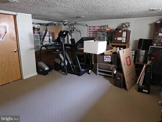 6132 Charles St, Philadelphia, PA 19135 - carpeted bedroom featuring a textured ceiling