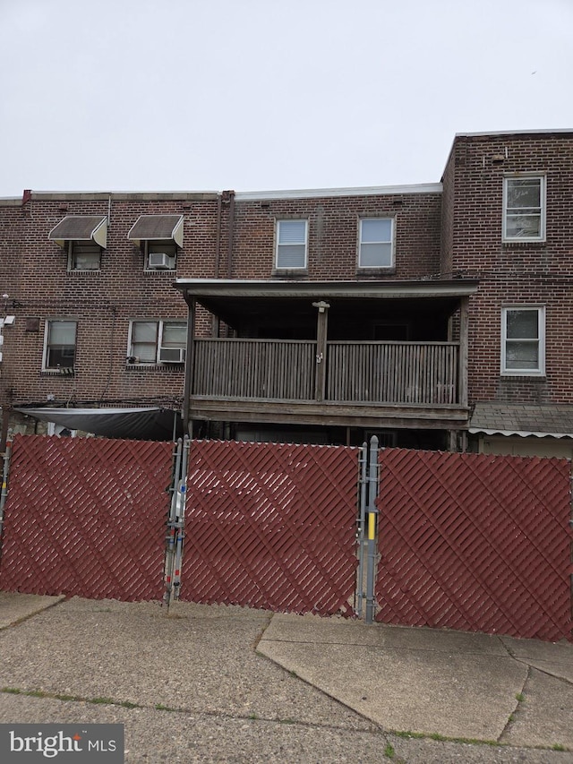 6132 Charles St, Philadelphia, PA 19135 - back of house with brick siding