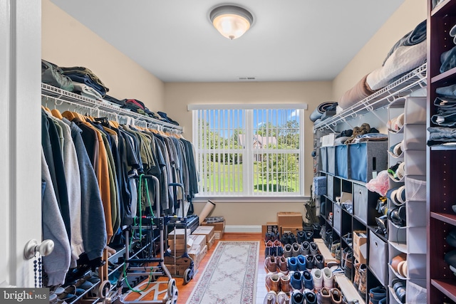 4479 Coachmans Path Ct, Waldorf, MD 20601 - walk in closet featuring wood finished floors