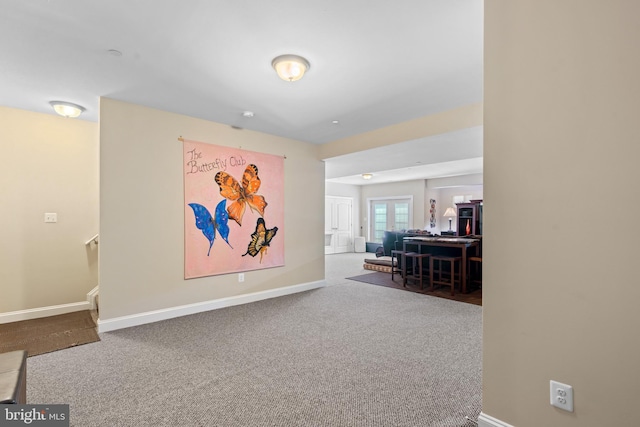 4479 Coachmans Path Ct, Waldorf, MD 20601 - corridor featuring carpet floors and stairs