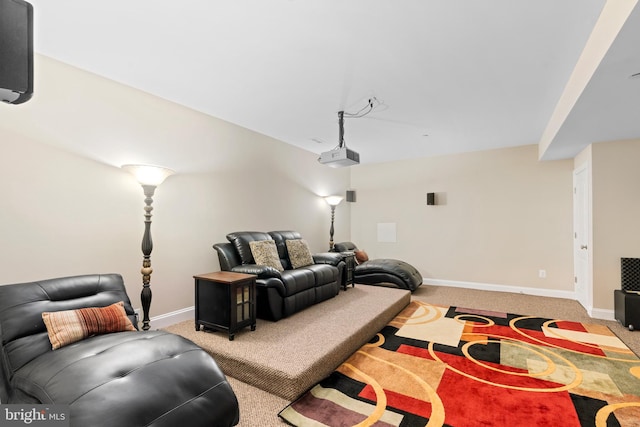 4479 Coachmans Path Ct, Waldorf, MD 20601 - cinema room featuring light colored carpet