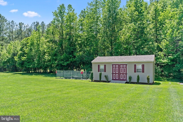 4479 Coachmans Path Ct, Waldorf, MD 20601 - view of yard featuring an outbuilding
