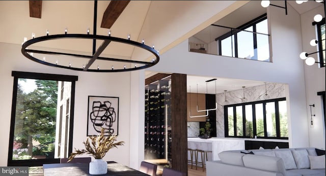 2468 River Rd, New Hope, PA 18938 - building lobby with a high ceiling