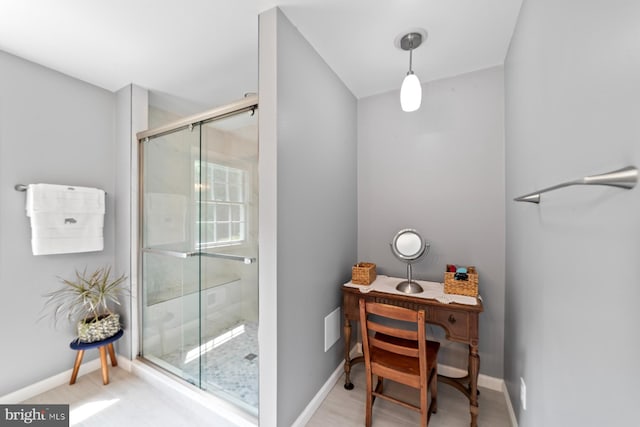 114 Ketterer Ct, Lawrence, NJ 08648 - full bathroom featuring a stall shower and baseboards