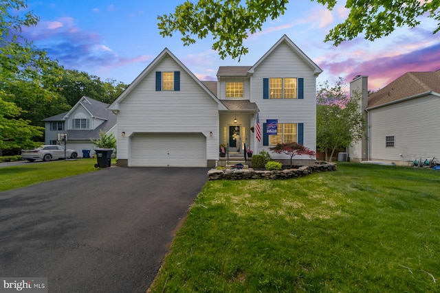 114 Ketterer Ct, Lawrence, NJ 08648 - traditional-style home with driveway and a lawn