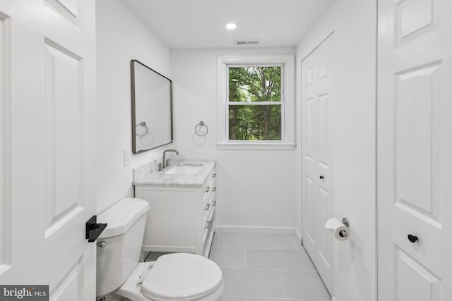 6612 Jacks Ct, Mount Airy, MD 21771 - bathroom with vanity, recessed lighting, and tile patterned flooring