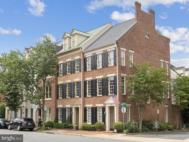 1206 N Pitt St, Alexandria, VA 22314 - view of front of home with brick siding