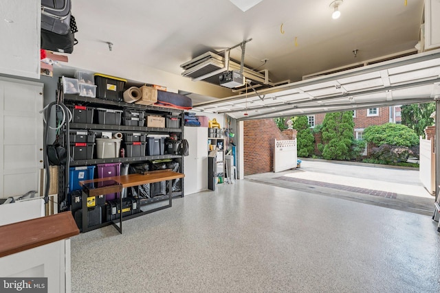 1206 N Pitt St, Alexandria, VA 22314 - garage featuring a garage door opener