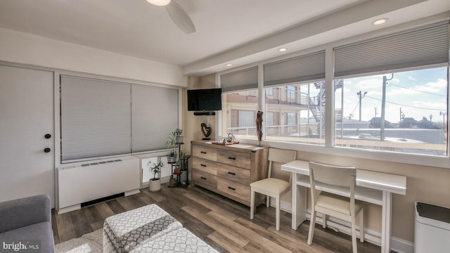 108 Montpelier Ave Unit 214, Atlantic City, NJ 08401 - interior space with recessed lighting and wood finished floors