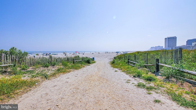 108 Montpelier Ave Unit 214, Atlantic City, NJ 08401 - view of dirt / gravel road with view of water and beach