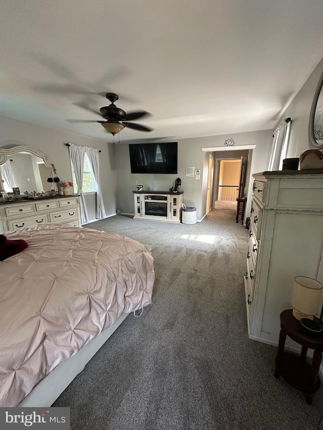 82 Blue Fox Ln, Richboro, PA 18954 - bedroom featuring carpet and ceiling fan