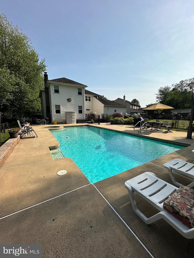 82 Blue Fox Ln, Richboro, PA 18954 - view of pool with a patio