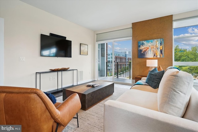 1761 Old Meadow Rd Unit 412, Mclean, VA 22102 - living area featuring wood finished floors