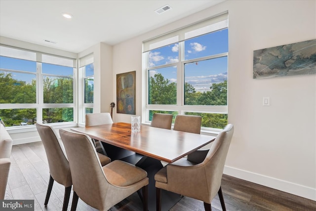 1761 Old Meadow Rd Unit 412, Mclean, VA 22102 - dining area with wood finished floors and recessed lighting